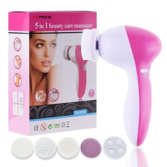 5 In 1 Beauty Massager Cleansing Cleaner Smoothing - Picture 1 of 5